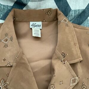 Vintage ilyza Tan Blazer